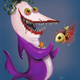 Illustration for article titled And Now, Batman Villains drawn as Cartoon Sharks.